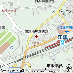 渡利小児科内科医院周辺の地図