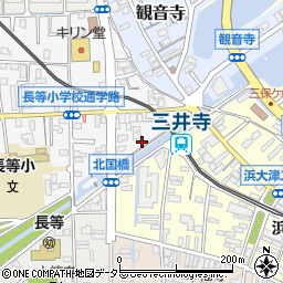 滋賀県大津市大門通2周辺の地図