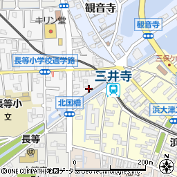 滋賀県大津市大門通2周辺の地図