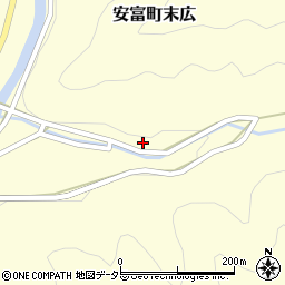 兵庫県姫路市安富町末広484周辺の地図