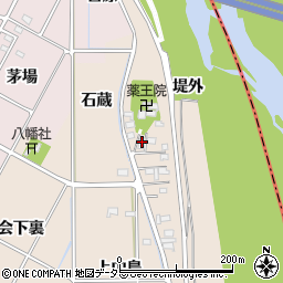 愛知県豊田市畝部東町石蔵周辺の地図