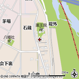 愛知県豊田市畝部東町（石蔵）周辺の地図