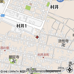 滋賀県蒲生郡日野町村井1047周辺の地図
