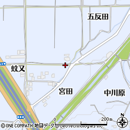 京都府亀岡市余部町蚊又96-9周辺の地図