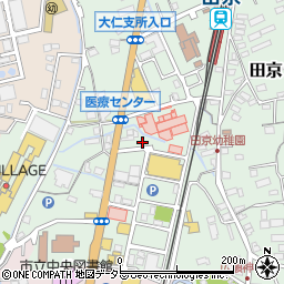 静岡県伊豆の国市田京154-9周辺の地図
