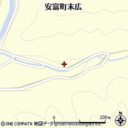 兵庫県姫路市安富町末広481周辺の地図