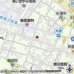滋賀県蒲生郡日野町大窪799周辺の地図