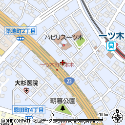 酒のすぎた一ツ木店周辺の地図