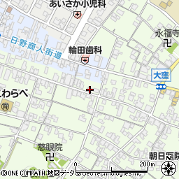 滋賀県蒲生郡日野町大窪808周辺の地図