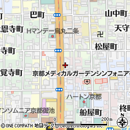 京都府京都市中京区秋野々町519周辺の地図