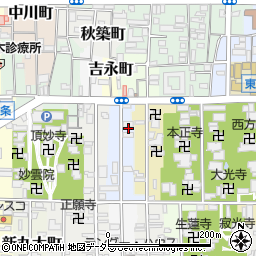 京都府京都市左京区新東洞院町257周辺の地図
