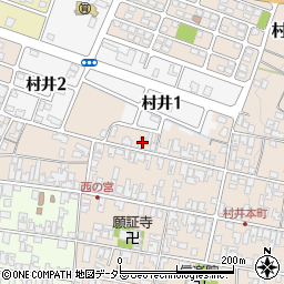 滋賀県蒲生郡日野町村井1253周辺の地図