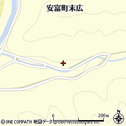 兵庫県姫路市安富町末広478周辺の地図