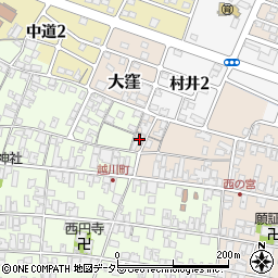 滋賀県蒲生郡日野町村井1273周辺の地図