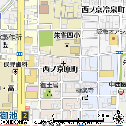 京都府京都市中京区西ノ京原町86周辺の地図