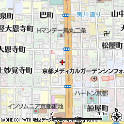 京都府京都市中京区秋野々町518周辺の地図