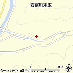 兵庫県姫路市安富町末広486周辺の地図