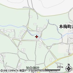 京都府亀岡市本梅町西加舎小北9周辺の地図