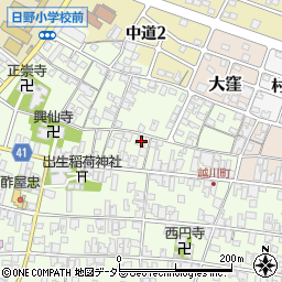 滋賀県蒲生郡日野町大窪109周辺の地図