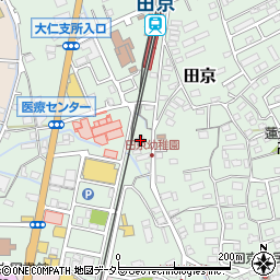 静岡県伊豆の国市田京123-6周辺の地図