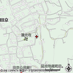 静岡県伊豆の国市田京592周辺の地図
