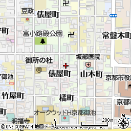 日本キリスト教団　京都教会周辺の地図
