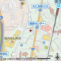 静岡県伊豆の国市田京159-4周辺の地図