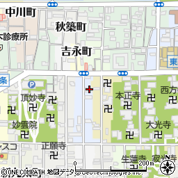京都府京都市左京区新東洞院町254周辺の地図