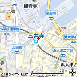 リパーク三井寺駅前第２駐車場周辺の地図