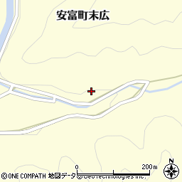 兵庫県姫路市安富町末広474周辺の地図