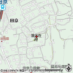 静岡県伊豆の国市田京550-16周辺の地図