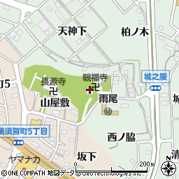 観福寺周辺の地図