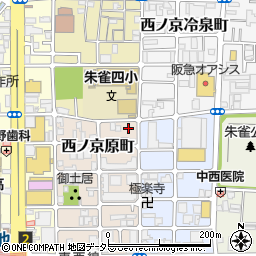 京都府京都市中京区西ノ京原町77周辺の地図