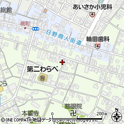 滋賀県蒲生郡日野町大窪832周辺の地図