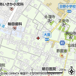 滋賀県蒲生郡日野町大窪549周辺の地図