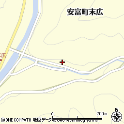 兵庫県姫路市安富町末広499周辺の地図
