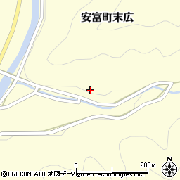 兵庫県姫路市安富町末広492周辺の地図