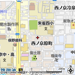 京都府京都市中京区西ノ京原町6周辺の地図