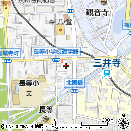 ジョリー三井寺周辺の地図