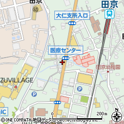 静岡県伊豆の国市田京158-1周辺の地図