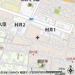 滋賀県蒲生郡日野町村井1258周辺の地図