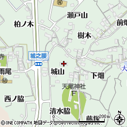 愛知県東海市大田町城山周辺の地図