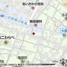 滋賀県蒲生郡日野町大窪813周辺の地図