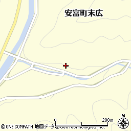 兵庫県姫路市安富町末広493周辺の地図