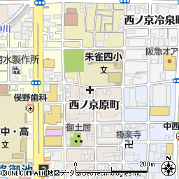 京都府京都市中京区西ノ京原町8周辺の地図