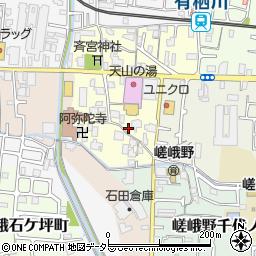 京都府京都市右京区嵯峨野宮ノ元町54周辺の地図