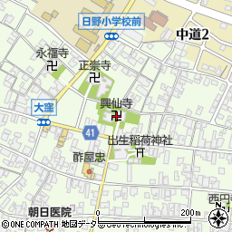 滋賀県蒲生郡日野町大窪583周辺の地図