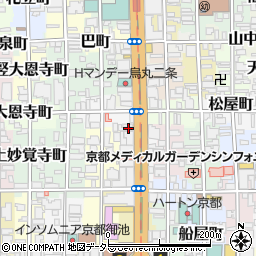京都からすま御池まり心療内科クリニック周辺の地図