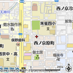 京都府京都市中京区西ノ京原町3周辺の地図