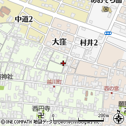 滋賀県蒲生郡日野町大窪82周辺の地図
